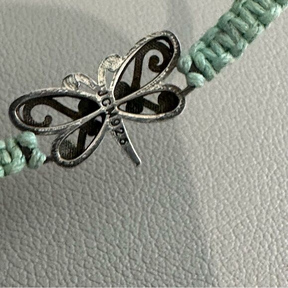 Sterling Silver 925 Butterfly JCM adjustable Bracelet - Picture 3 of 5